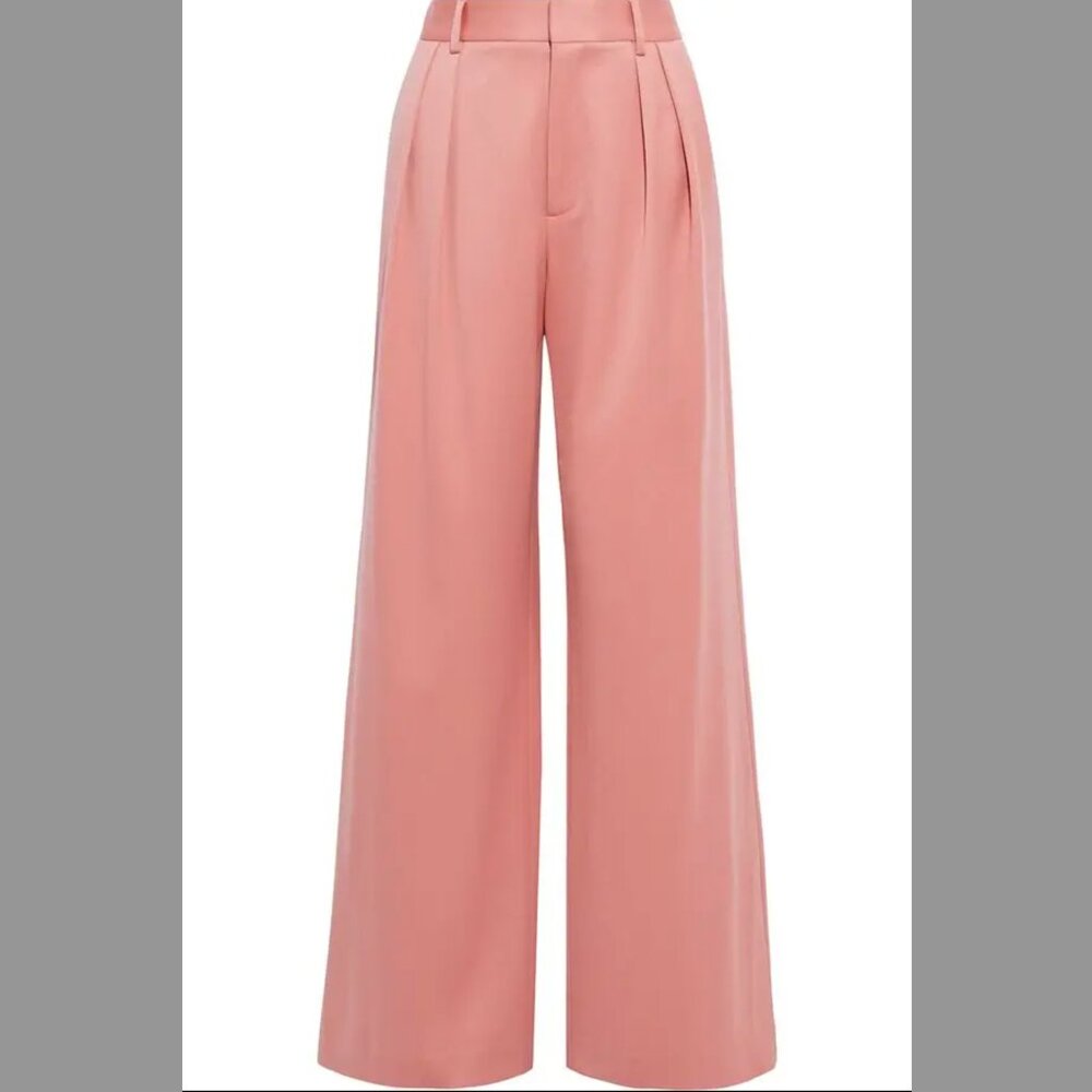 Alice + Olivia Eric High Waisted Pant in Rose - Sz 6